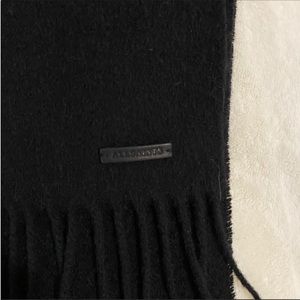 All Saint heavy wool blanket scarf